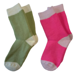 Thermal Warmth Socks for Kids - Girls - Set of 2 Pairs (8-10 sock size)